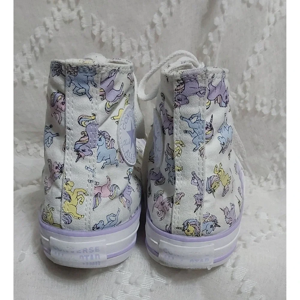 Converse Chuck Taylor All Star High Top Unicorn Print Girls Size 4.5